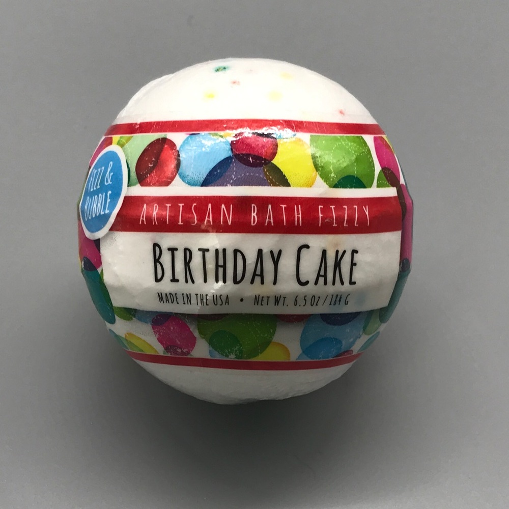 Fizz And Bubble Birthday Cake‎ Bath Fizzy 6.5 oz